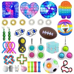 Ensemble de jouets Anti Stress en marbre, cadeaux pour adultes et filles, boîte de jouets Anti Stress sensoriel pour enfants 