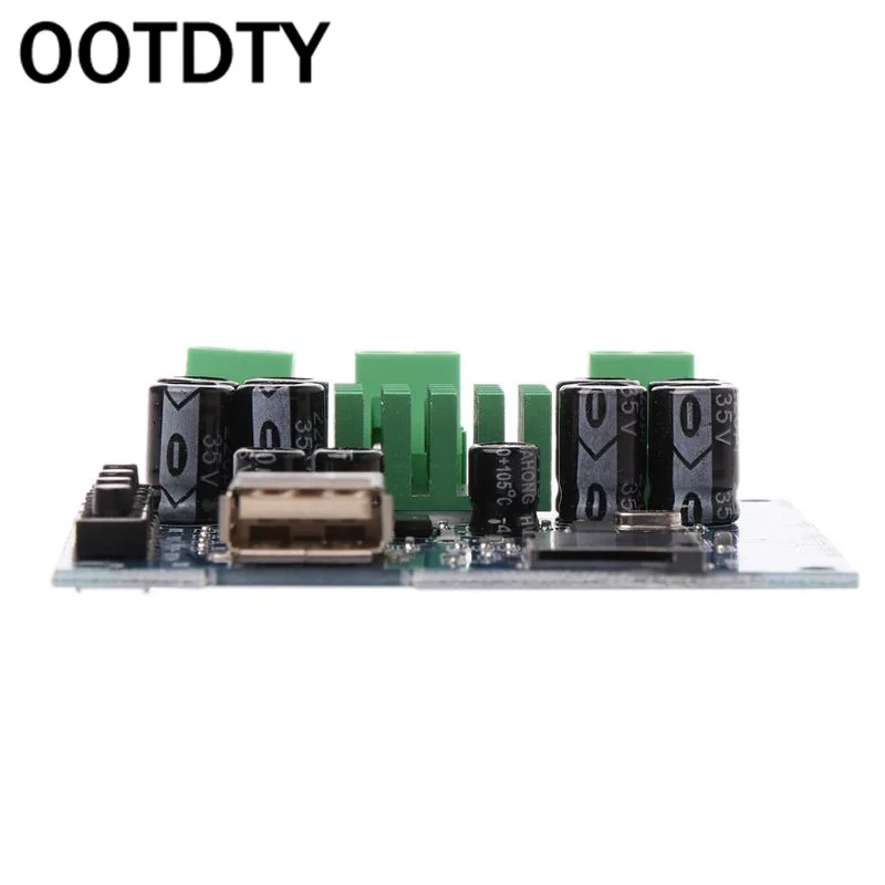 2x50 Вт DC 12-24 В TPA3116D2 двухканальный стерео Bluetooth цифровой аудио приемник усилитель плата модуль для поддержки TF карты U диск