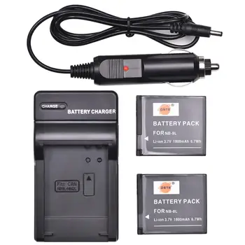 

DSTE 2PCS NB-8L nb-8l Camera Battery with US Plug Charger Kit for Canon PowerShot A3200 A2200 A3100 A3000 IS A3001 IS Camera