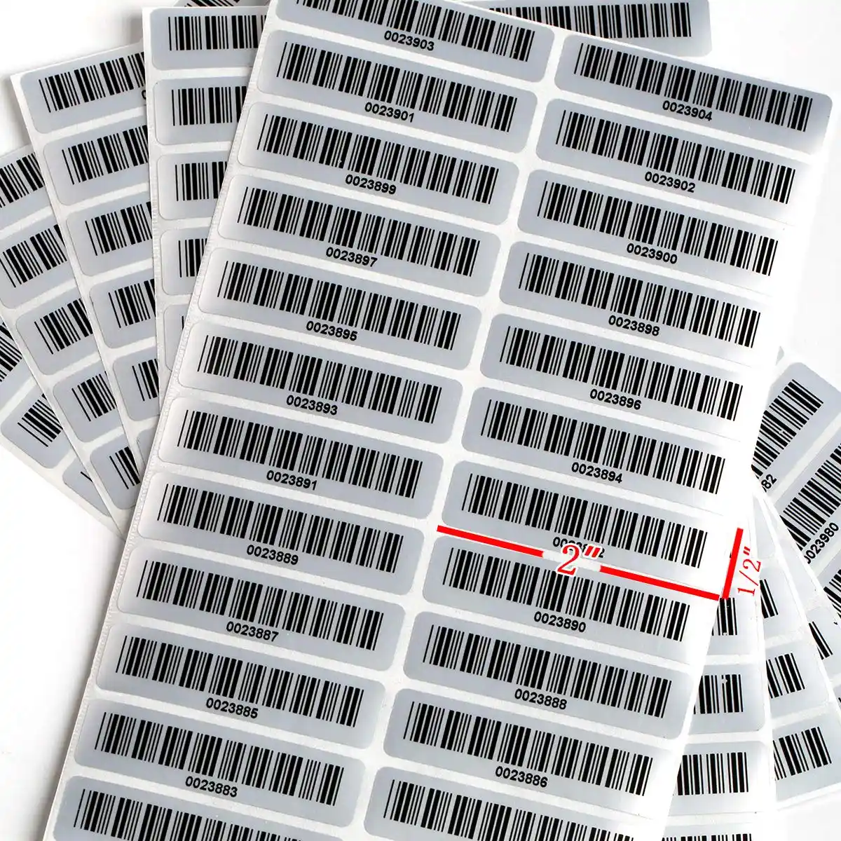 preprinted asset tags