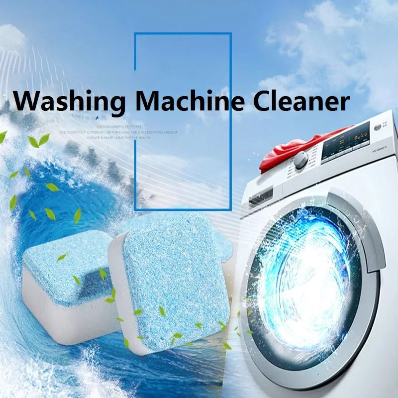 

10pcs Tab Effervescent Tablet Washing Machine Cleaner Washer Cleaning Detergent Cleaner Washing Machine Home Cleaning Tablets