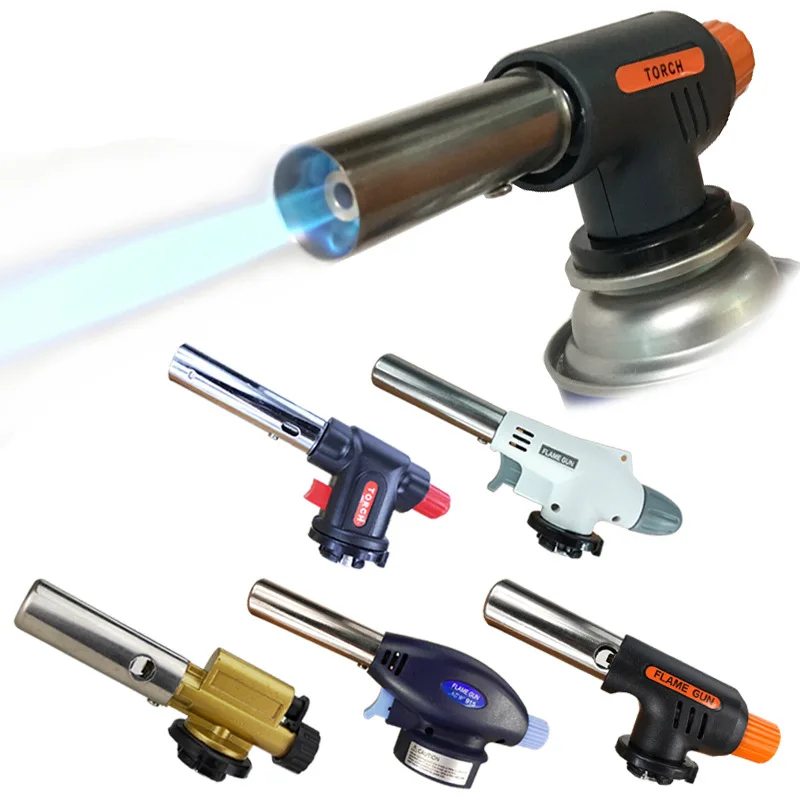AIWILL BBQ outdoor temperature flame gun torch igniter cassette gas torch ignition torch kitchen barbecue