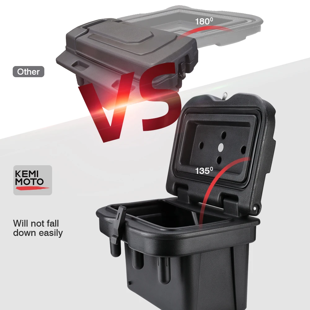 Kemimoto UTV коробка для хранения и инструментов низкая плотность PP для Polaris Ranger 400 425 570 600 700 800 900