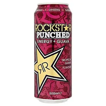 

Rockstar Bebida Energética De Guayaba Perforada (500ml) (Paquete de 2)