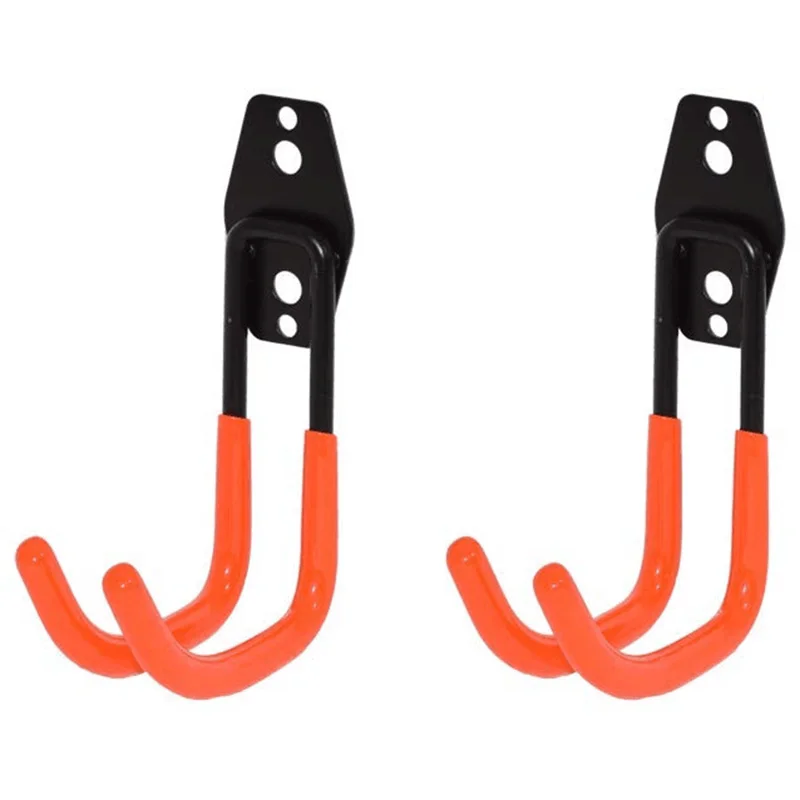 Best Garage Storage Utility Double Hook, Heavy Duty Storage Tool, Large J-Shaped Hook(6 Pieces,13.9 x 10.5cm