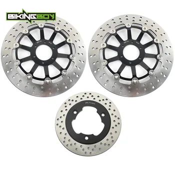 

BIKINGBOY For Honda CBR 400 RR Tri-Arm 88 89 CBR400RR NC23 1988 1989 CBR 400 RGYA 86 Front Rear Brake Discs Rotors Disks Set