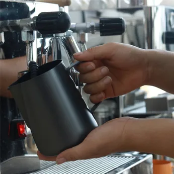 

Hot Sale Non-Stick Stainless Steel Pitcher Milk Frothing Jug Espresso Coffee Pitcher Barista Craft Coffee Latte Milk Jug Pitch