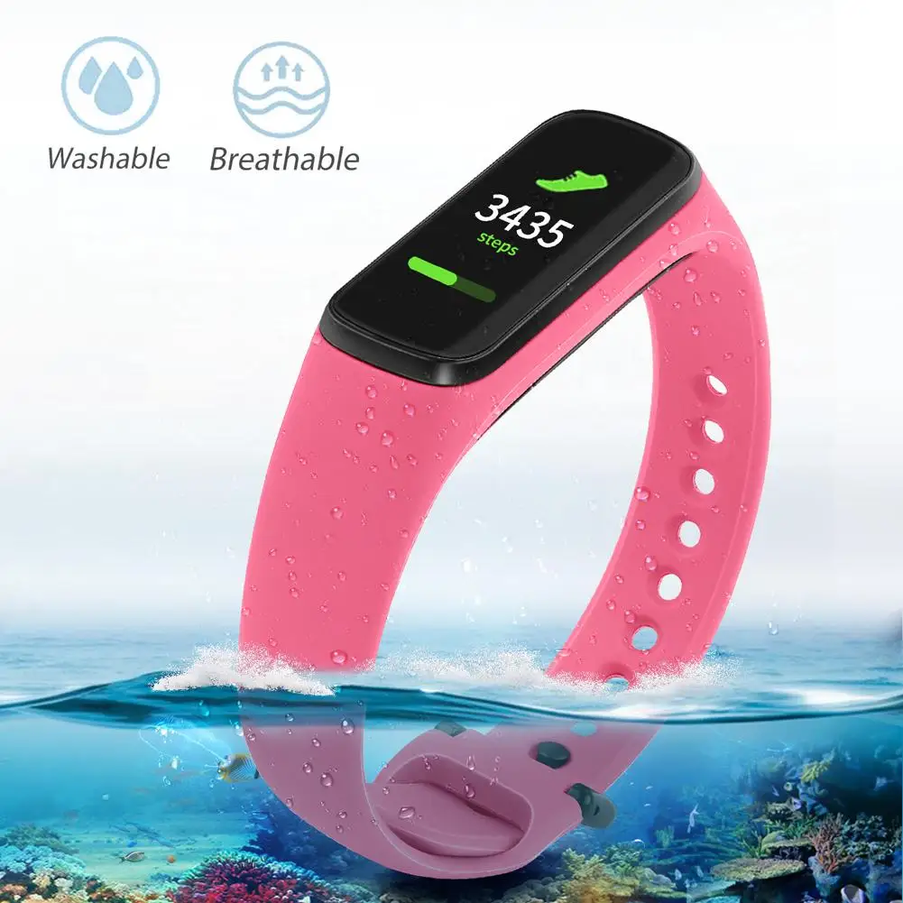 Силиконовый ремешок для часов для samsung Galaxy Fit-e/R375 сменный браслет наручных часов спортивный наручный браслет аксессуары