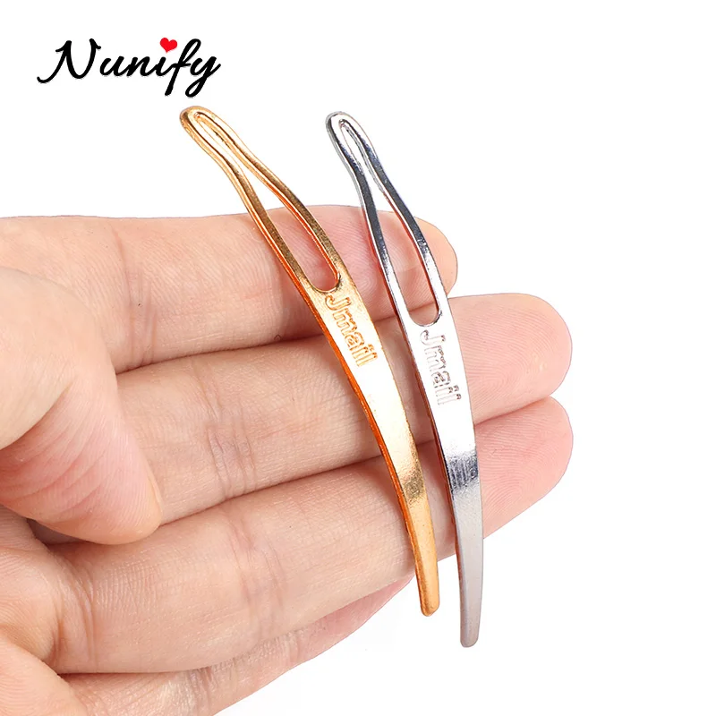 Dreadlock Needle With Great Package Interlocking Needle For Crochet Braid Blond Smooth Steel Holder Nunify Supply 1Pcs