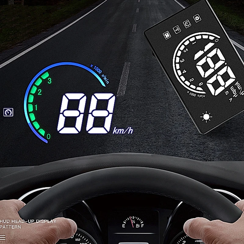 

Car head-up display HUD head-up display car universal escort H6 projector digital display auto parts XC-89