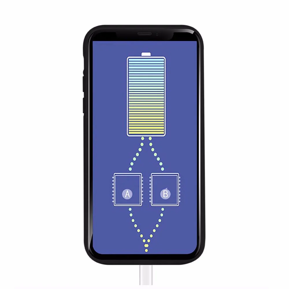 5000/6000 мАч чехол для зарядного устройства для iPhone X XS ударопрочный чехол для зарядного устройства резервного копирования Подставка для зарядки iPhone XR XS Max