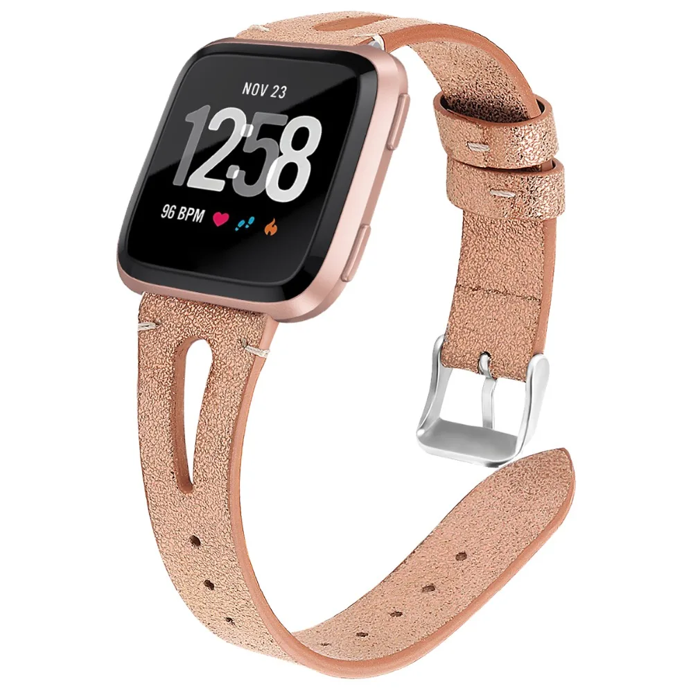 Ремешок-браслет из искусственной кожи для Fitbit Versa Роскошные ремешки Сменные аксессуары Смарт-часы ремешок для Fitbit Versa ремешки для часов