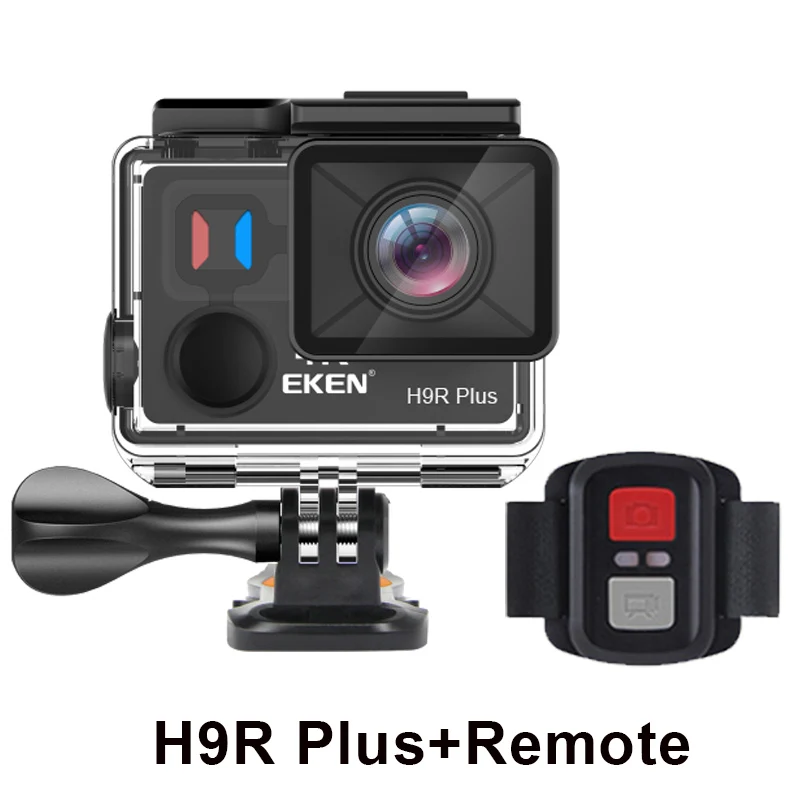 Красный Экшн-камера eken H9R Plus Ultra HD 4K A12 4 k/30fps 1080 p/60fps для Panasonic 34112 14MP go Водонепроницаемая wifi Спортивная камера pro - Цвет: Красный
