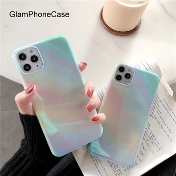 

GlamPhoneCase Simple Gradient Color Phone Case For iPhone11Pro/Max X XS Max XR Soft Silicone Cover For iPhone11 7 8 6 6sPlusCase