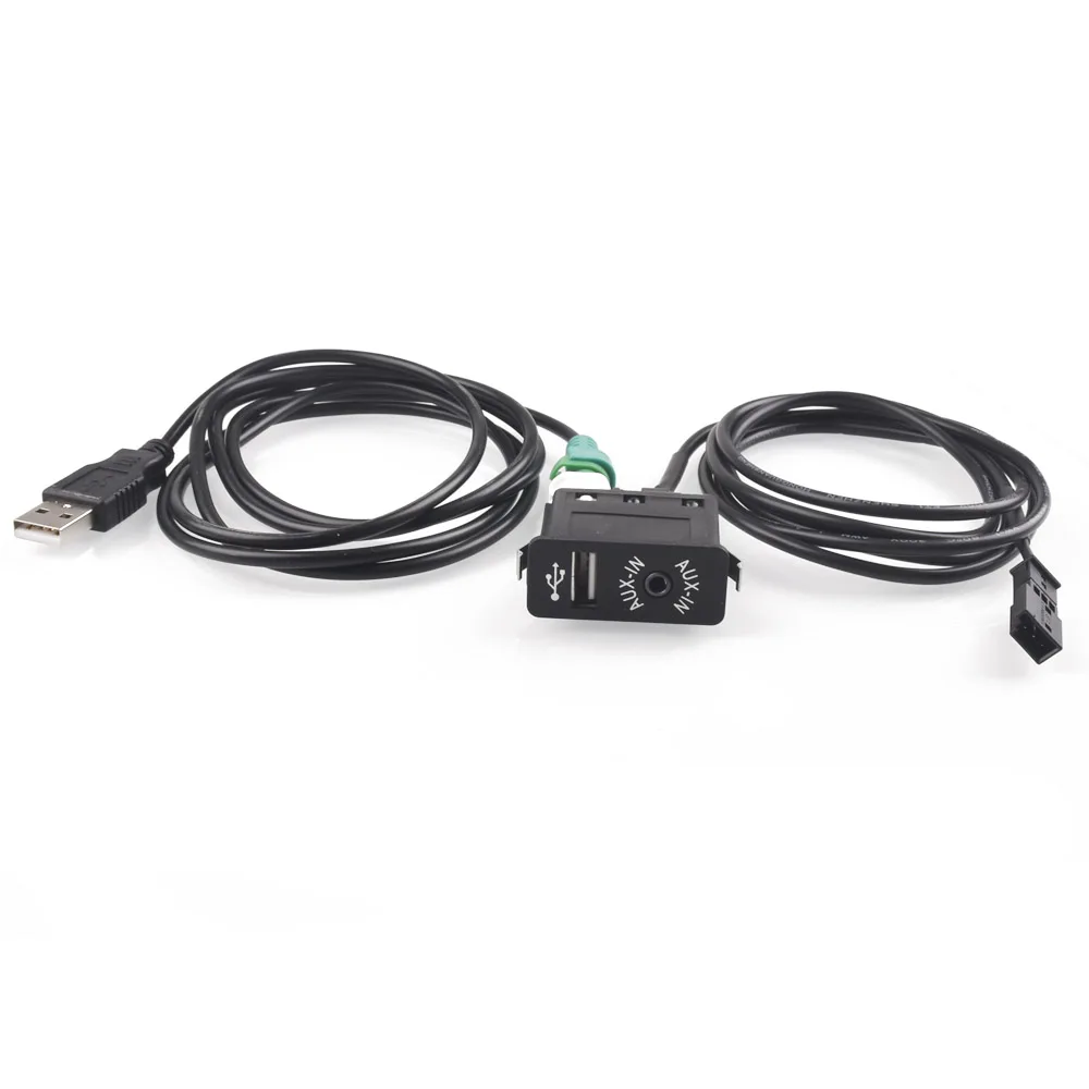 

USB Aux Switch + Wire Cable Adapter For BMW E39 E46 E53 X5 16:9 CD Player NAVI 3Pin CD Changer
