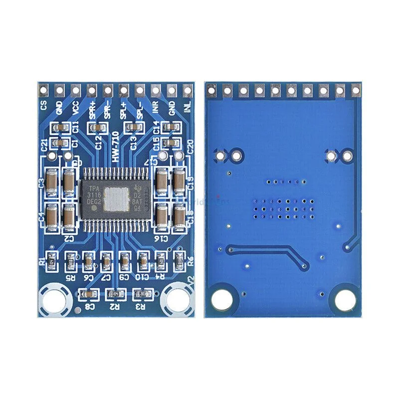 TPA3116D2 AMP 50 Вт + двухканальный Мини цифровой усилитель 12-24 в 2x50 Плата усилителя