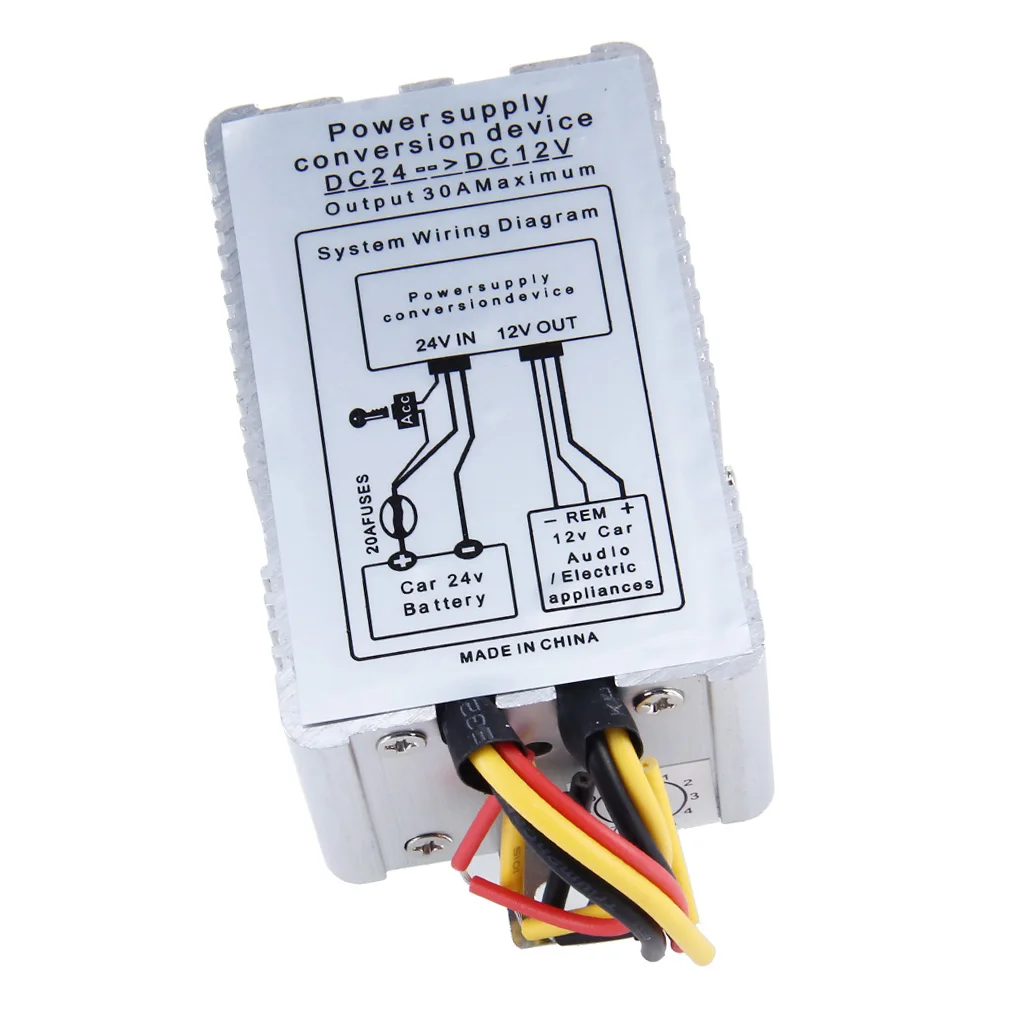 24V To 12V 5A Car Step Down Power Voltage Regulator DC DC Converter