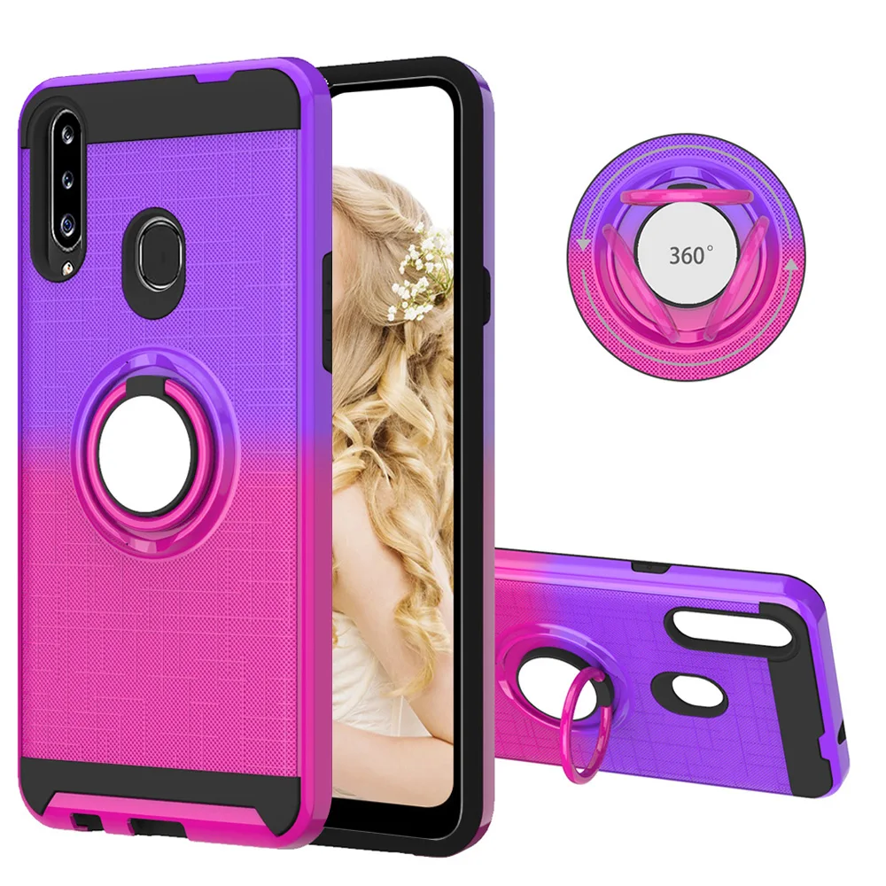 Роскошный защитный чехол для samsung Galaxy A10s A20s A40s чехол автомобильное магнитное крепление чехол s чехол с держателем-кольцом для пальца для samsung M10 M20 M30 M40