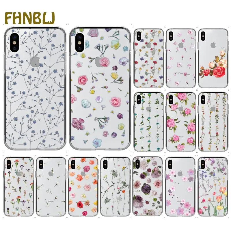 FHNBLJ настоящие сушеные цветы DIY роскошный высококачественный чехол для телефона