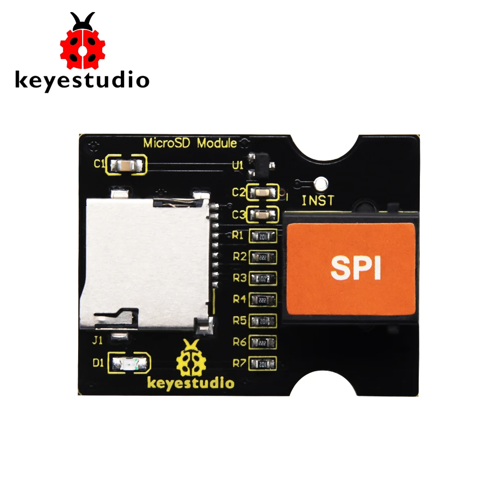 Keyestudio RJ11 EASY plug Micro SD TFT card Read and Write Module for Arduino | Компьютеры и офис