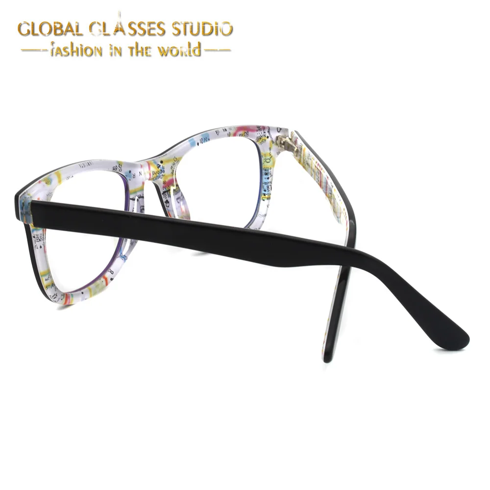 Винтажные оптические очки рамки ретро круглые очки для мужчин и женщин ацетатная оправа для очков 604 г