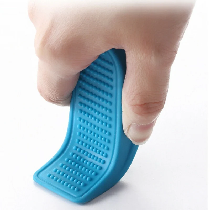 2pcs Door Stop Wedge Safety Door Stop Stopper Home Baby Kid Doorstop Flexible Door Buffer #22