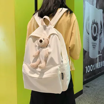 

School Bag Korean-style Harajuku Ulzzang Female Korean-style Middle School Students in Junior High School STUDENT'S Backpack