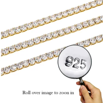

Zciti 4Mm Tennis Chain Bracelet Iced Out Bling Aaa Zirkoon 1 Rij Ketting Mannen Hip Hop Sieraden Dropshipping