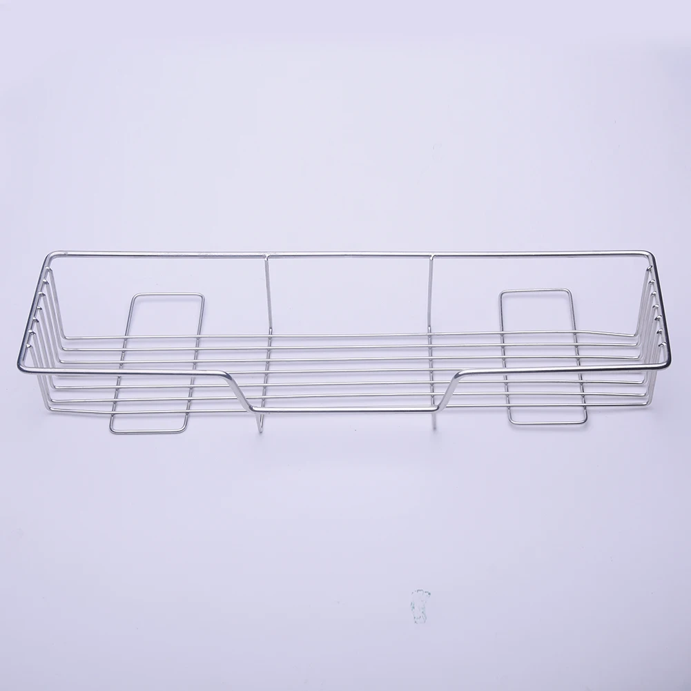 Держатель для стойки настенный подвешивание корзины для ванной комнаты Домашний Органайзер практичный Многофункциональный из нержавеющей стали