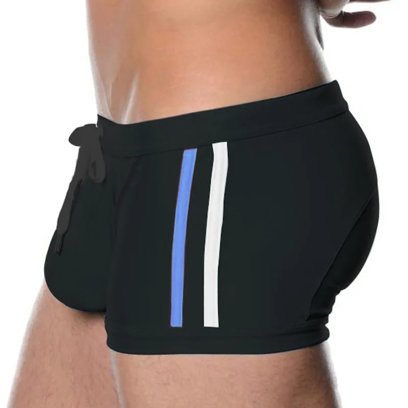 Sexy Swimwear Mens Nylon Quick Dry Surfing Board Shorts Male Sport Beach Swimming Trunks Pouch Bathing Swimsuits Maillot De Bain Swim Trunks Swim Shorts Men Swimsuit