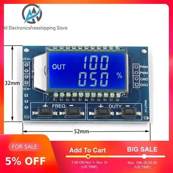 

Signal Generator PWM Pulse Frequency Duty Cycle Adjustable Module LCD Display 1Hz-150Khz 3.3V-30V PWM Board Module