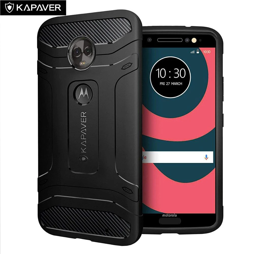 Капавер роскошный Официальный чехол для телефона Moto G6 Plus жесткий прочный твердый