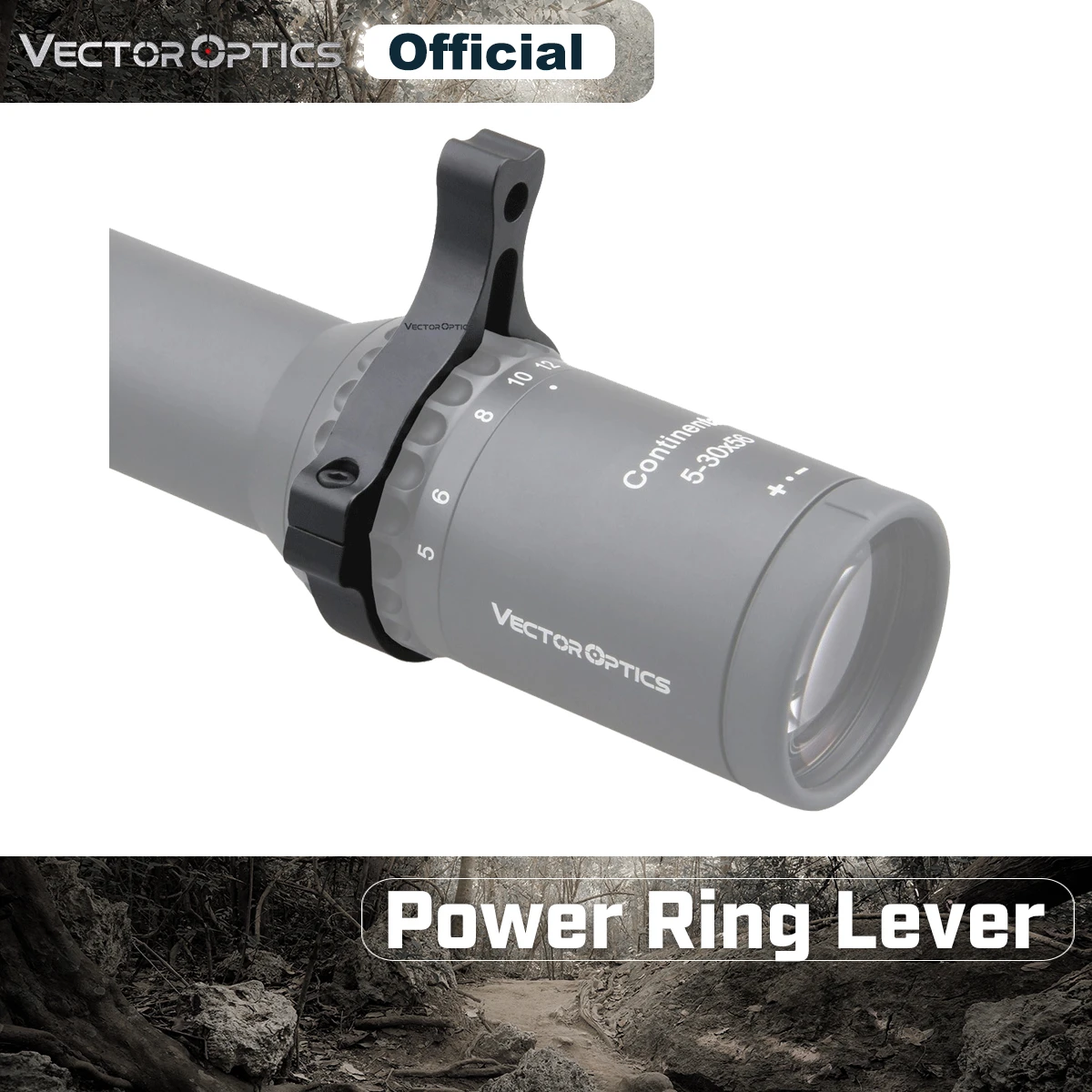 Vector Optics Power Ring Lever rifle scope mount ring rifle scope mount scope riser mount scope mount adapter rail adapter threaded adapter Fits Continental Riflescope 48mm Diameter Rifle Scope Magnification Adjusting Tools Zoom Changing
