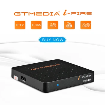 

Gtmedia IFIRE Android 6.0 Satellite Receiver 4K HDR STB BOX Built in 2.4G WiFi Support Xtream Youtube TV Box In Spain Hot Sale