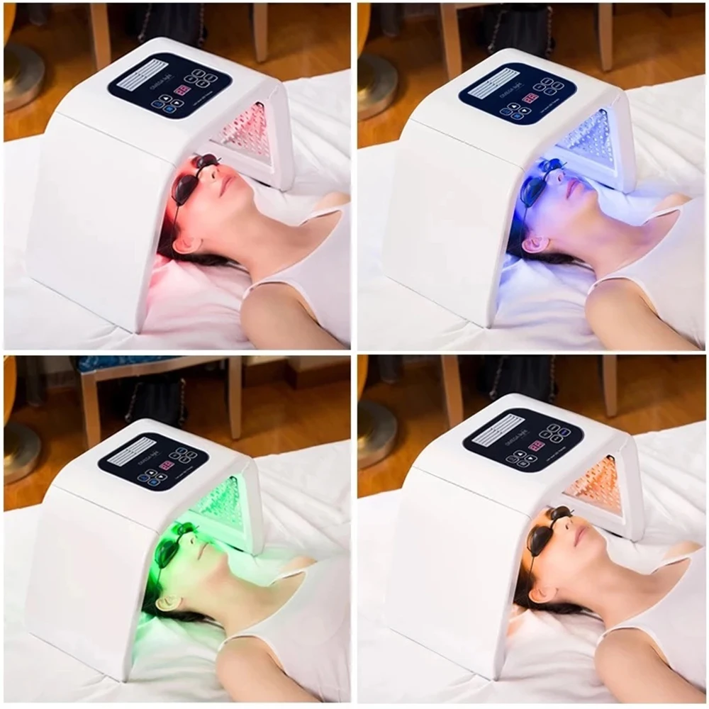  Professional 7 Colors PDF Led Mask Facial Light Therapy Skin Rejuvenation Device Spa Acne Remover A - 33047642493