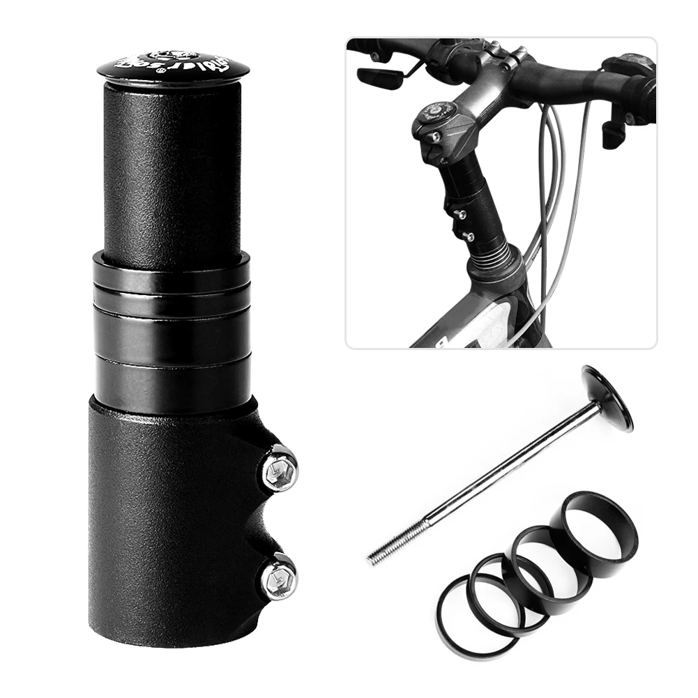 Mountain Bicycle Handlebar Stem Riser Aluminum Alloy Mtb Folding Bike Front Fork Head Tube