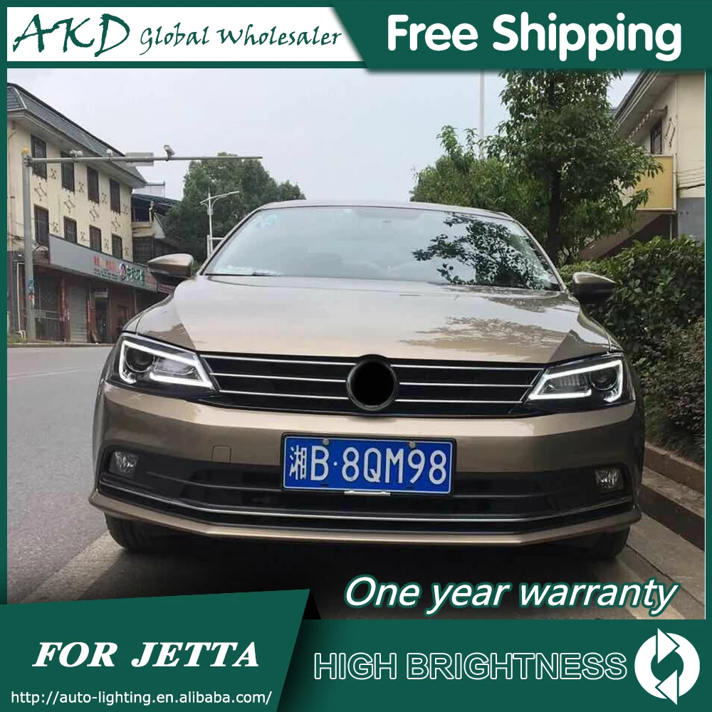 Головной светильник s для автомобиля VW Jetta 2011- Jetta mk6 mk7 DRL Дневной ходовой светильник светодиодный Биксеноновая лампа противотуманный светильник s автомобильные аксессуары