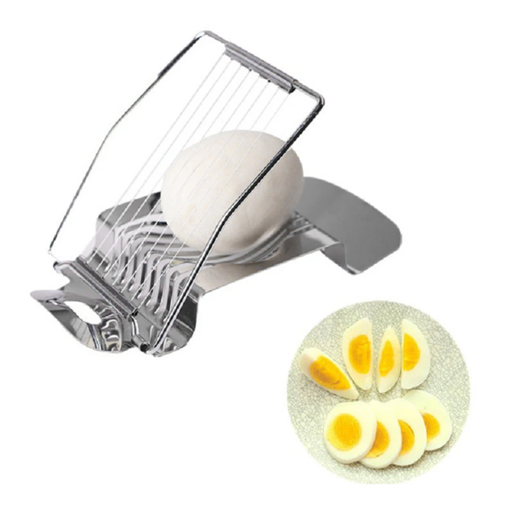Metal Egg Slicer Cutter Slice Hard Boiled Eggs Quickly And Effectively