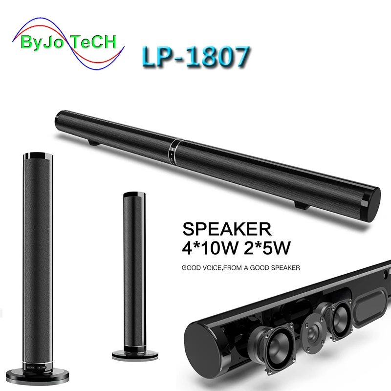 

LP-1807 HIFI Wireless Bluetooth Speaker Stereo Soundbar Home Theater HDMI Audio Separation Double Column Sound Bar Combination