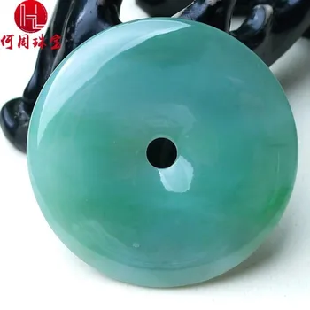 

Hezhou jewelry!Myanmar natural jade!Exquisite hand carving!Secure the pendant!Exquisite workmanship! 36.34g