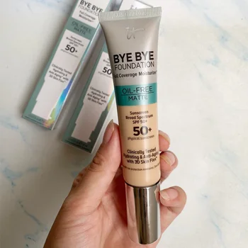 

face Concealer it cosmetics it bye bye foundation full coverage moisturizer oil free matte sunscreen broad spectrum