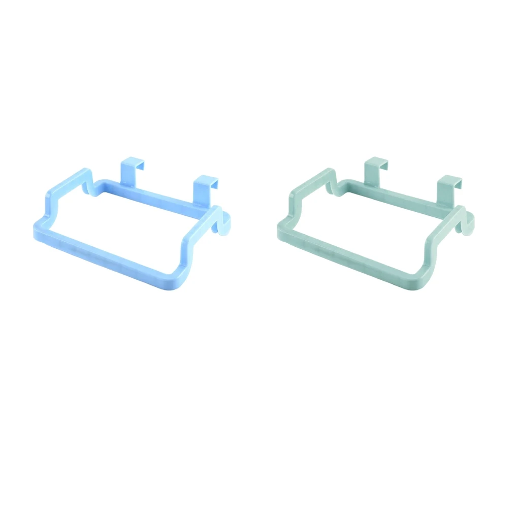Set of 2 Kitchen Garbage Bag Rack Shelf for Cabinet Doors Cupboards Frame