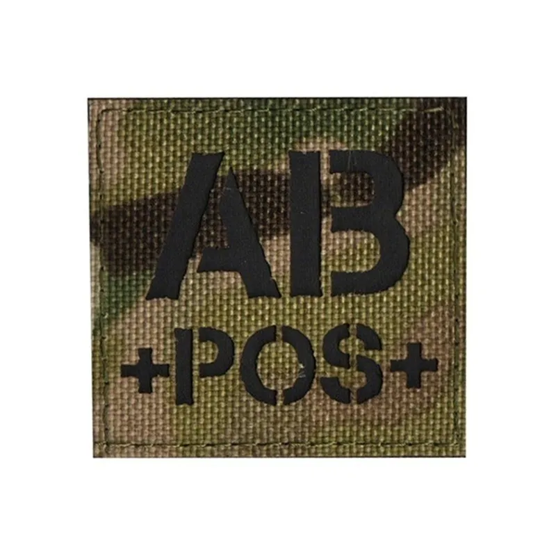 Сувенир, 3D вышивка, кровеносный патч для A+ B+ O+ AB+ POS, положительный IR патч, обратный CP военный боевой патч, значок