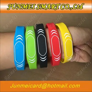 

50PCS 125khz EM4100 TK4100 Wristband RFID Bracelet ID Card Silicone RFID Band Read Only