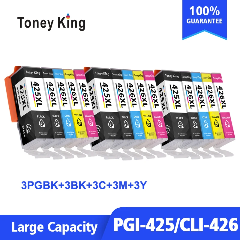 15 шт. картриджи для принтера Canon PIXMA IP4840 IP4940 IX6540 MG5140 MG6140 MG6240 | Компьютеры и офис