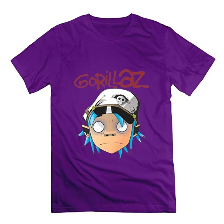 Men's Gorillaz Billie Eilish Rock T-Shirt Michael Jackson Anime Tshirt Streetwear Discount Back To The Future | Мужская одежда