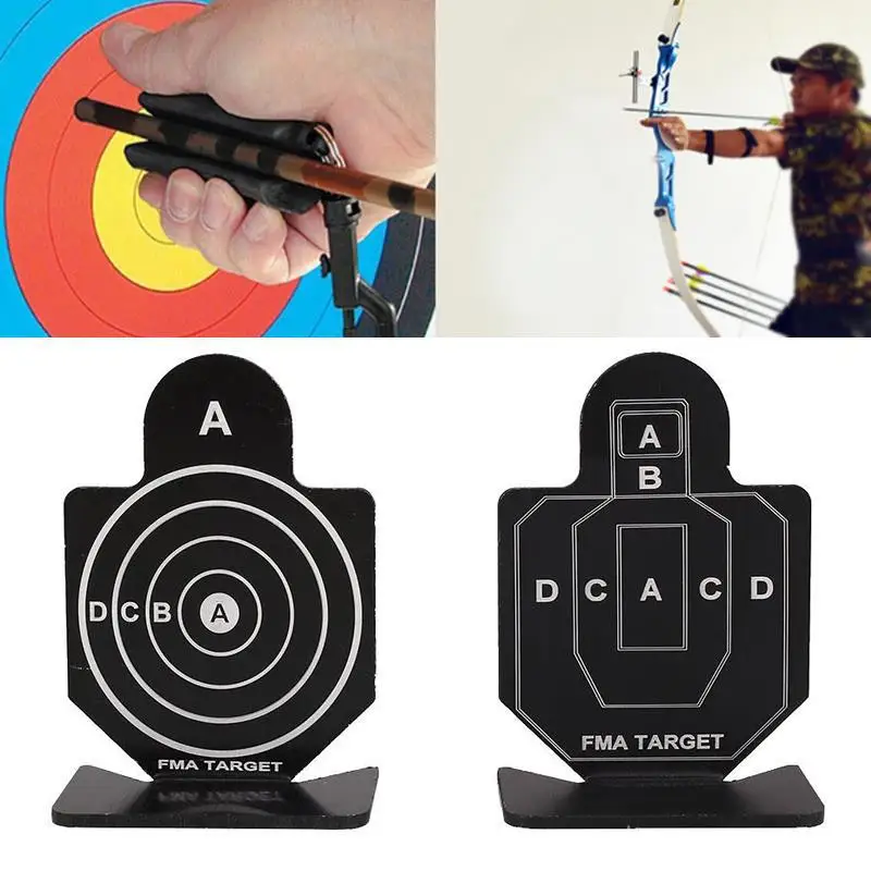 

Metal Shooting Target Airsoft AEG GBB Rifle Pistol Gun Shooting Target Outdoor Tactical Hunting Practicing Training Accessories