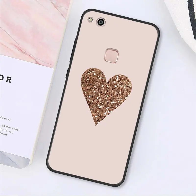 Yinuoda розовое золото, Розовый Блестящий чехол для телефона для Huawei Y5 II Y6 II Y5 Y6 Y7Prime Y9 - Цвет: A11