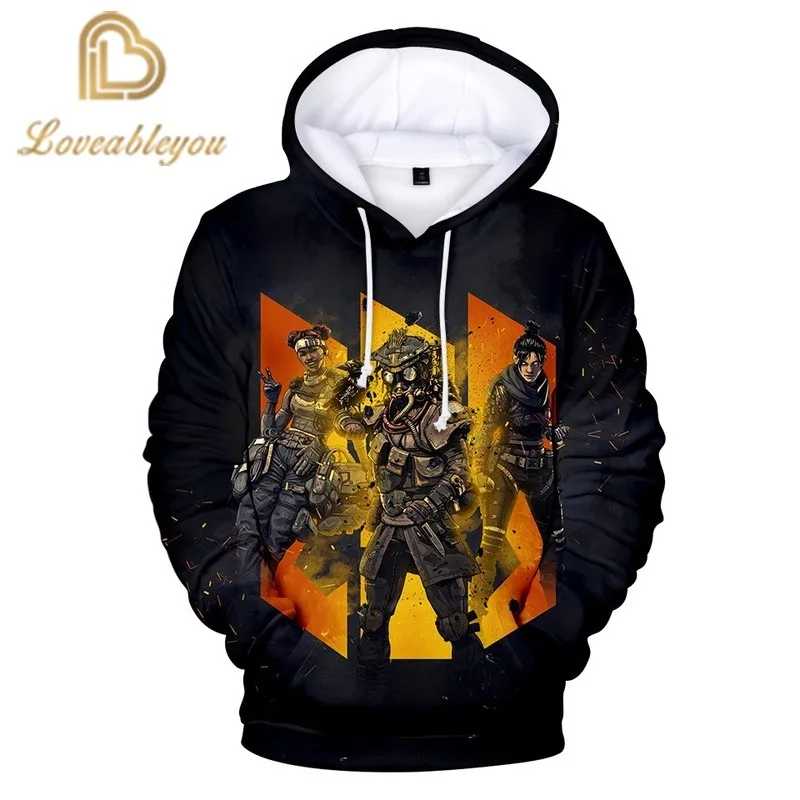 

3D Print Apex Legends Game Character Printing Hoodies Sweatshirts Popular Long Sleeve Hoodedies Boys and Girls Leisure Tops