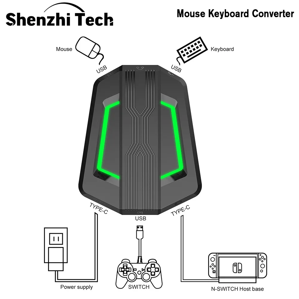 

Mouse Keyboard Converter Keyboard and Mouse Adapter for PS4, PS3, Xbox One